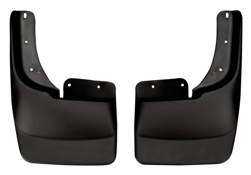 Ford F-150 Heritage Mud Guards - Front - Husky Liners - Custom-Molded, FormFit Design, Husky Shield Film, No-Drill - Paintable Matte Finish - 2004